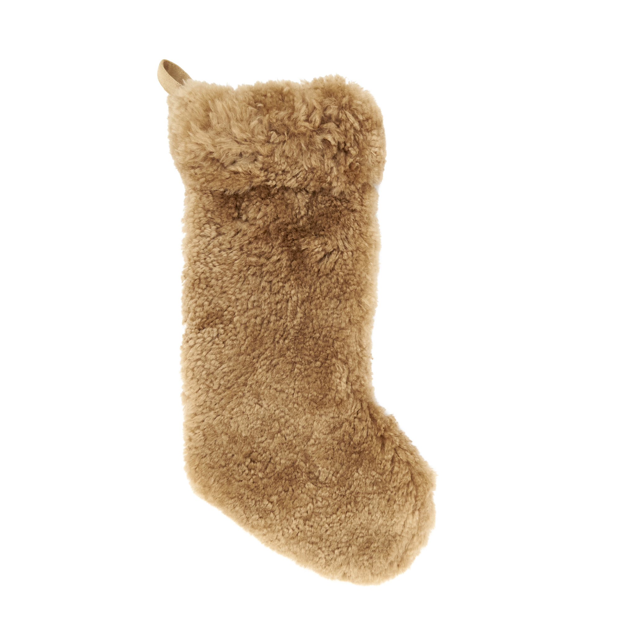 Cozy Delight Lamb  Stocking, Oatmeal
