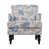 Motif floral bleus multiples