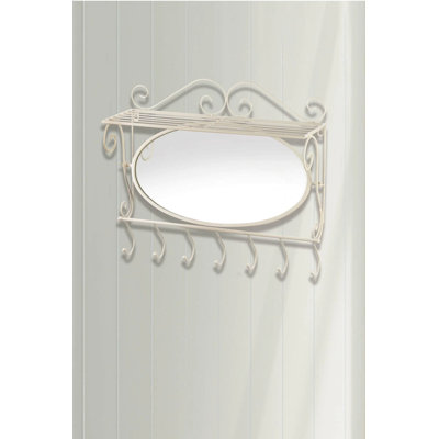 MIRRORED WALL SHELF