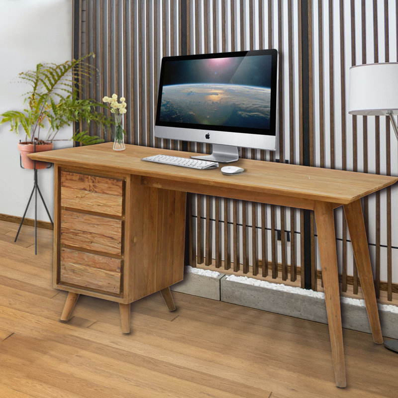 Avaline Solid Wood Solid Wood Writing Desk