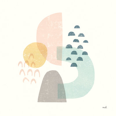 «Happy penséts I» par Moira Hershey, reproduction sur toile tendue