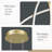 3-Light Adjustable Led Globe Chandelier-900780897