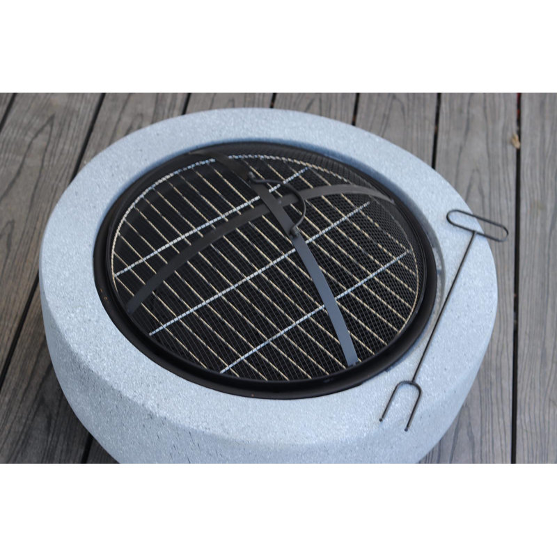Fermon Round Concrete Smokeless Fire Pit