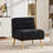 Upholstered Tufted Armless Chair-1813368764