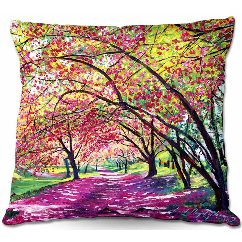 Coussin décoratif de parc central à l’après-midi, H 16 po x l 16 po x P 4 po