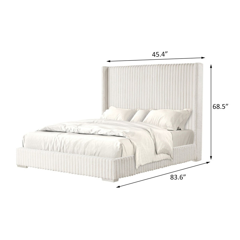 Twin Bed, White, Twin, White