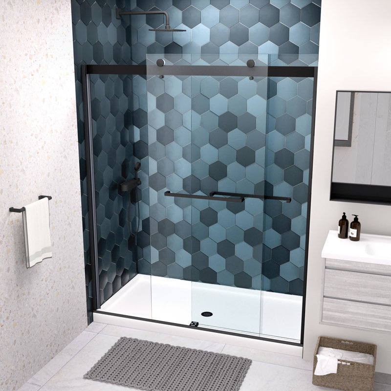 Porte de douche en verre trempé 5/16 po Bypass