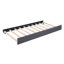 Upholstered Daybed With Trundle Sofa Bed Frame No Box Spring Needed, Linen Fabric-1246802277