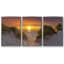 Path to Happiness, reproduction sur toile 3 pièces-1001757397-1001757398