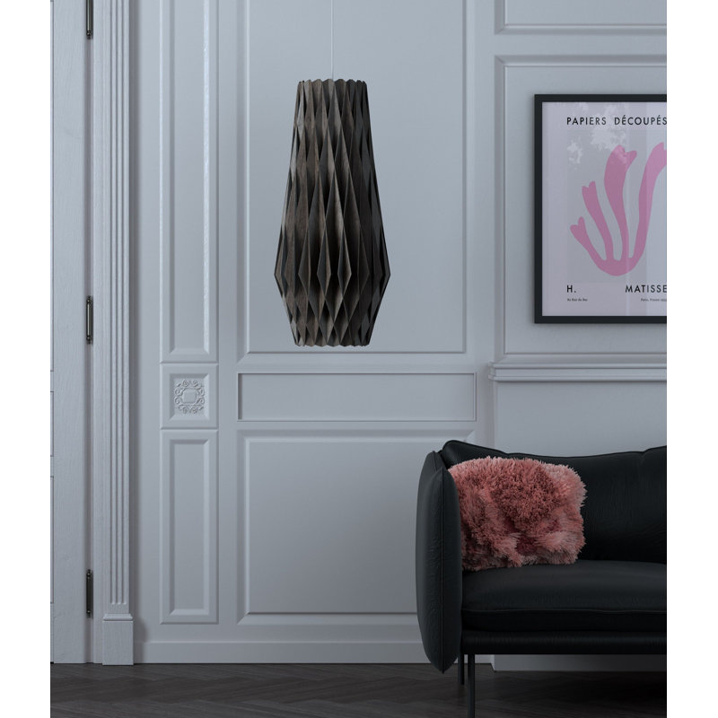 Pilke 1 - Light Pendant, White Stained