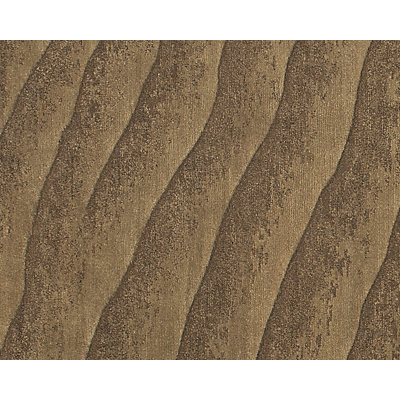 Dunes Wool Abstract Area Rug in Beige/Brown, Rectangle 12' x 16'