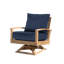 St. Lucia Teak Outdoor Swivel Rocking Lounge Chair-361501729