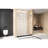 56 - 60 "w X 76" H Single Sliding Shower Door For Bathroom, Featuring 1/4" (6 Mm) Clear Tempered Glass, Proof Film, Stainless Steel Square Tube Track And Handle In Brushed Nickel, American Design,