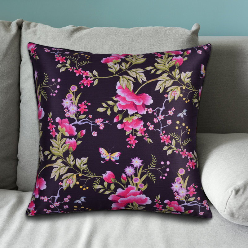 Coussin décoratif floral avec insert pour canapé-lit - Coussin décoratif pour décoration de Noël