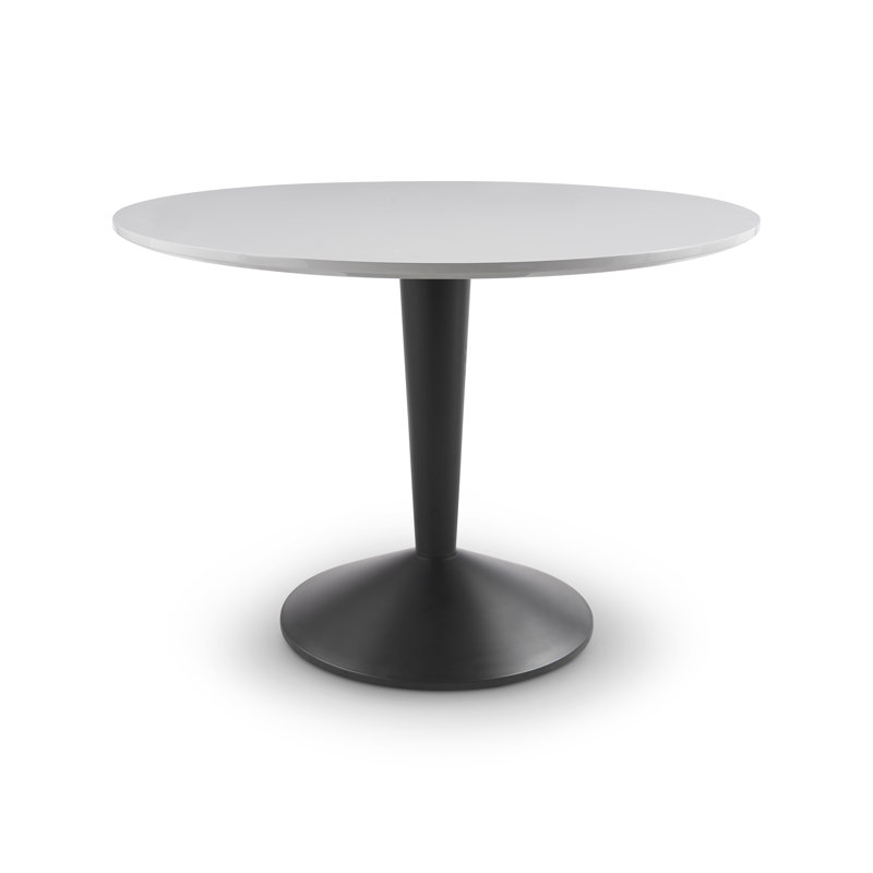 Isan Round Dining Table, Black, 110cm L x 110cm W