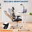 Ergonomic Mesh Office Chair with High Back Support, 3D Adjustable Armrests & Smooth Wheels, Breathable Desk Computer Chair for Long Hours of Work, Study, or Gaming-1086025912