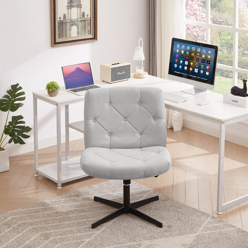 Chaise de travail Cecely, Gris