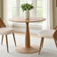 39.5"/34.5" Round Pedestal Dining Table-231708287