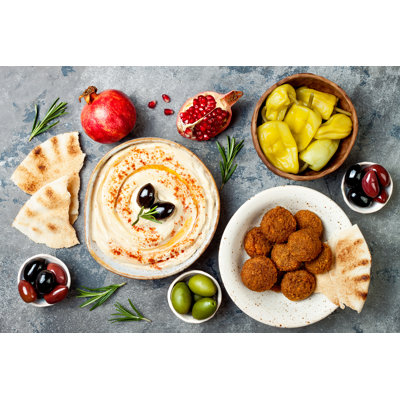 Middle Eastern Traditional Dinner by Sveta_zarzamora - Wrapped Canvas Print