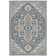 Glass Looped Cream/Blue Indoor/Outdoor Rug