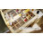 Carsin 48" Fluted Makeup Vanity Desk with 36" Big Lighted Mirror, Wood Bedroom Vanity with Lights & Glass Top, Charging Station-1129119142