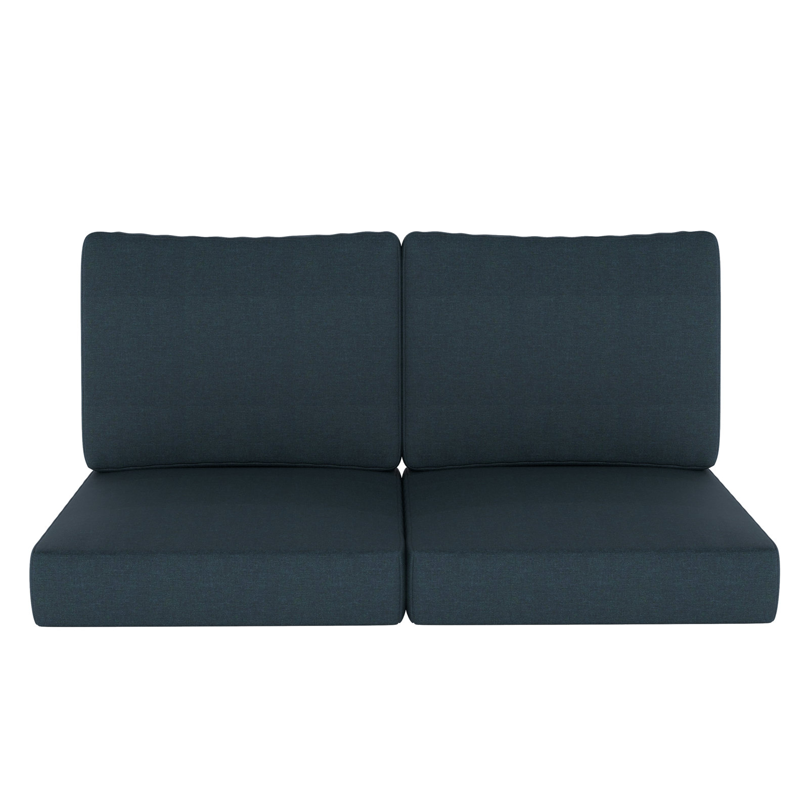 24" Sunbrella® Loveseat Seat and Back Cushion, Sunbrella Play Lagoon
