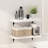 Mabe 22-Inch Wall Mounted Bathroom Floating Display Shelves, Set of 2-2068458666