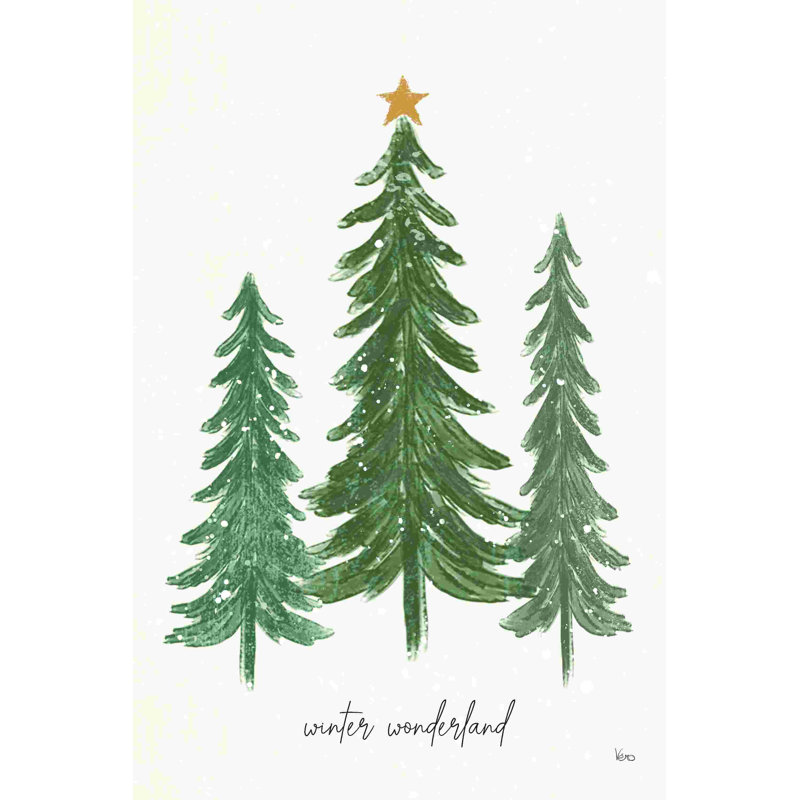 Arbres de Noël Woodland, H 12 po x l 8 po