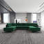 Tyne Velvet U-Shaped Sectional Symmetrical-79003209