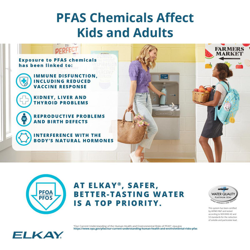 Filtre de remplacement Elkay WaterSentry PFAS (réduction certifiée PFOA / PFOS)