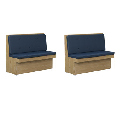 Banc rembourré en similicuir Fashion Light Luxury