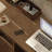 Nut-brown Rectangular Solid Wood desks-107393989
