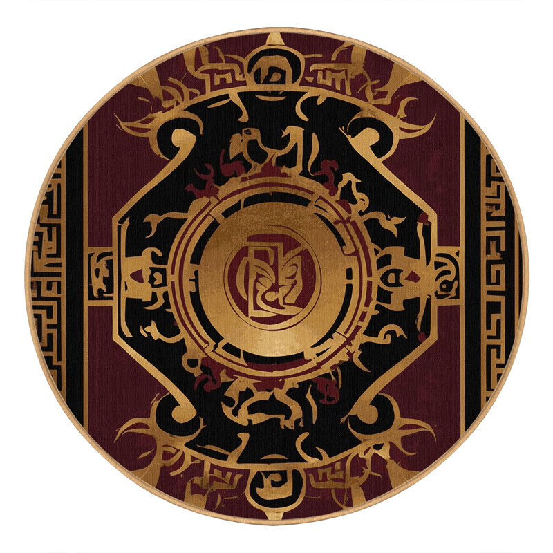 Eternal Acanthus Rug, Round 5'