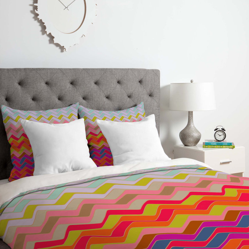 Ensemble de housse de couette Geo, Housse de couette pour très grand lit et 2 très 