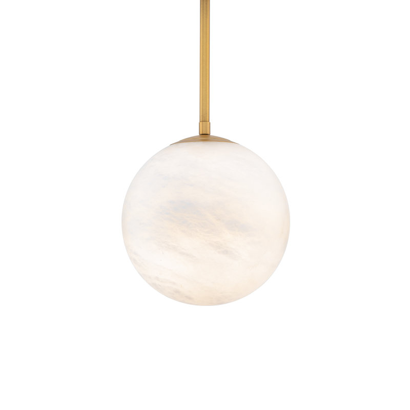 Mini-luminaire suspendu DEL Poissons, Laiton vieilli, 3500