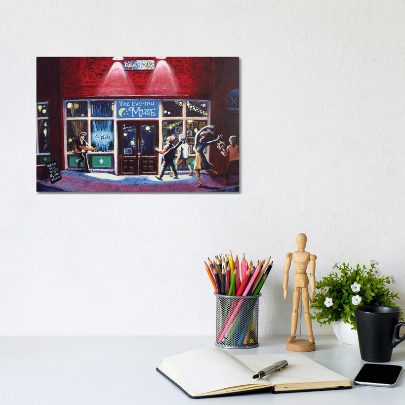 The Evening Muse 1 Piece Wrapped Canvas Wall Art, 20.32cm H x 30.48cm W
