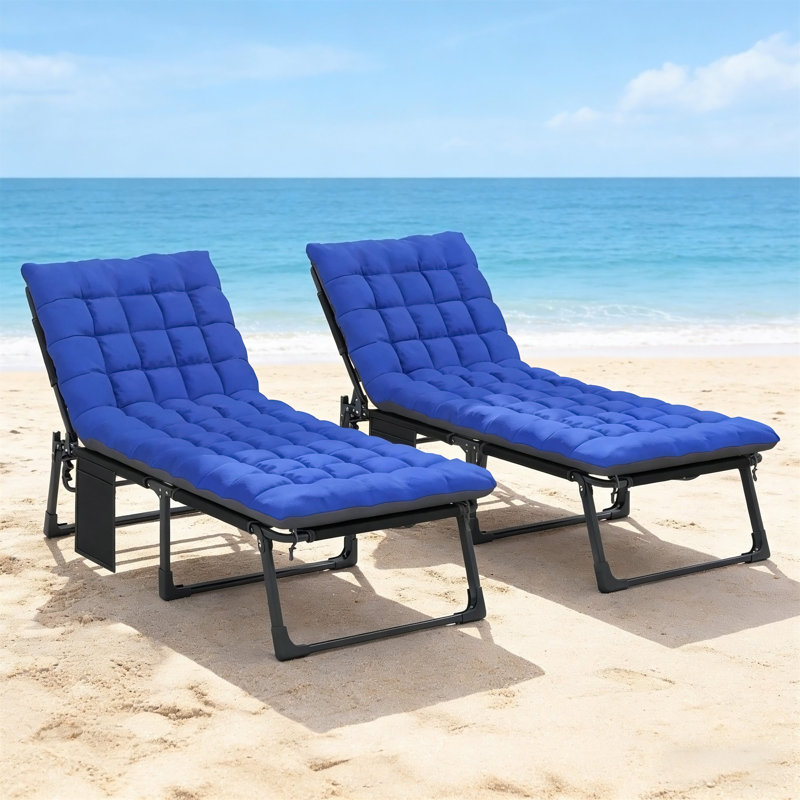 Ensemble de 2 fauteuils inclinables à dossier