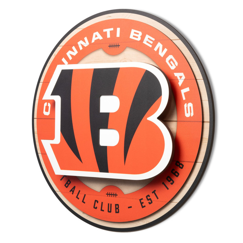 NFL Cincinnati Bengals 3DX Circle Wall Art