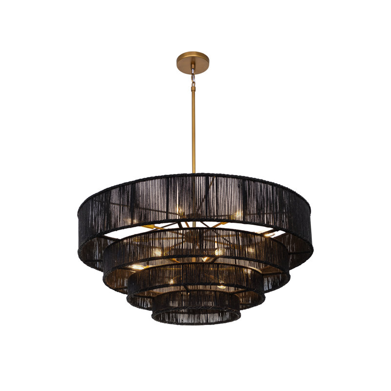 Lumina Chandelier, Black