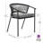 Adila Outdoor Stacking Dining Armchair with Cushion-1718551024