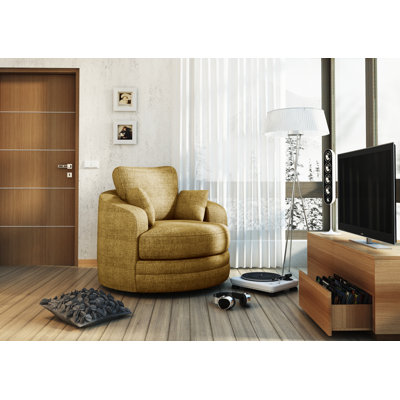 Baerl Upholstered Swivel Club Chair