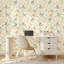 Rouleau de papier peint adhésif décoratif auto-adhésif Vintage Nature Birds Butterflies-790142473-790142475