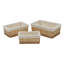 JVL Split Willow Decorative Bin