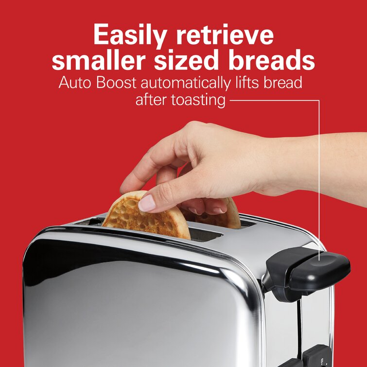 Hamilton Beach 22782 2 Slice Toaster, Stainless Steel