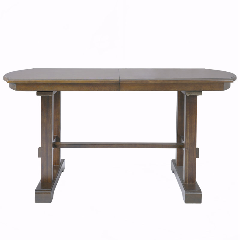 Table de salle à manger extensible 60 "à 78", Brun