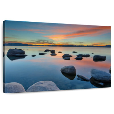 Alvord Chimney Beach At Sunset