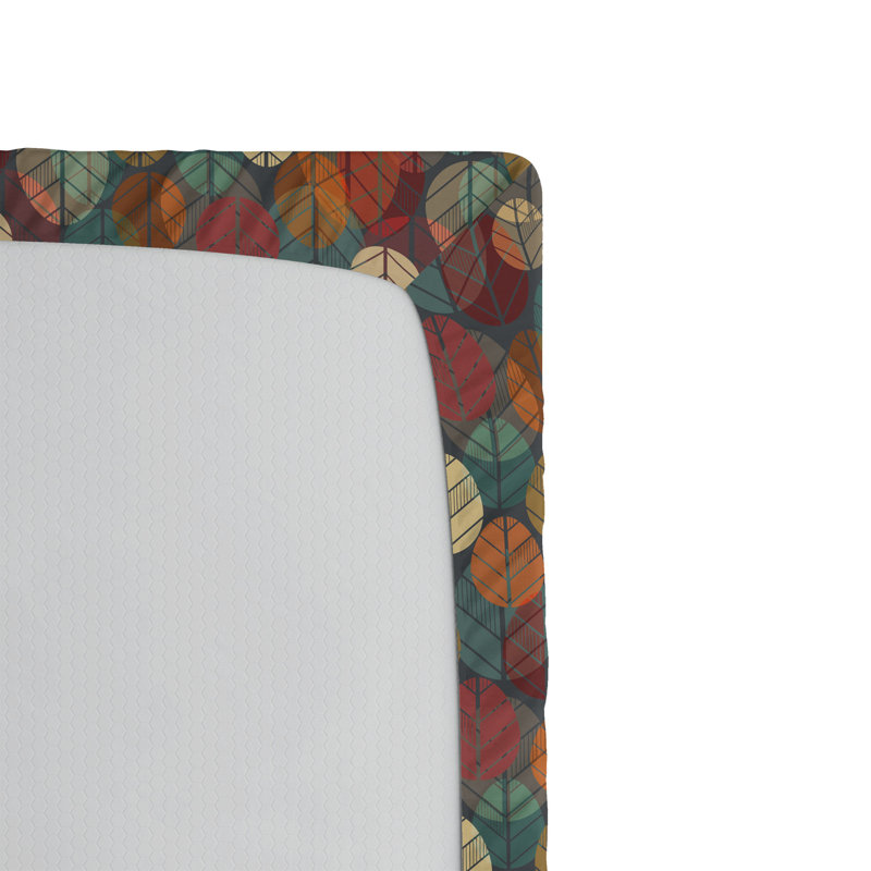 Ambesonne Autumn Fitted Sheet 2-Pack Creative Nature Composition Multicolor, California King Fitted Sheet