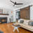 DC Motor 52" Pull-chain Flush-Mount Ceiling Fan with LED Light