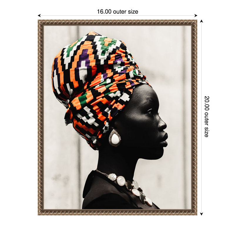 «Black is Style» par Oladimeji Odunsi, reproduction d'art sur toile encadrée, H 16 po x l 19,63 po