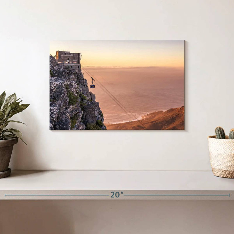 Kavia Table Mountain Cable Car, 8" H x 12" W